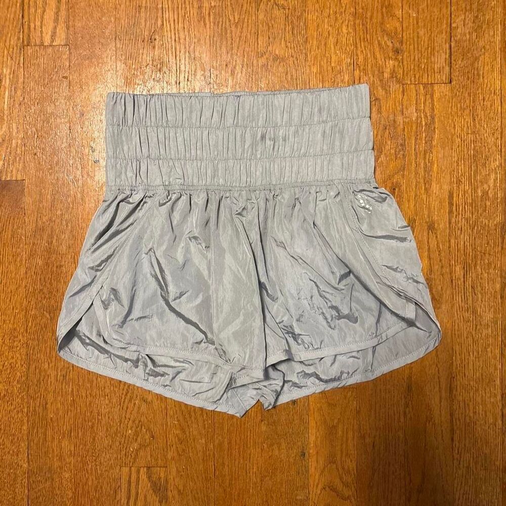 Free-people Women's Blue and Grey Shorts
